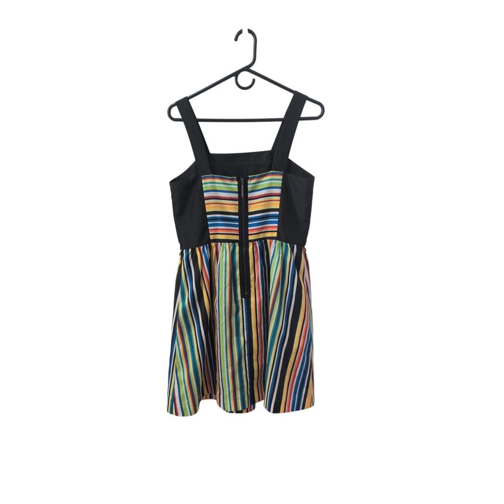 Kensie Black Multicolor Cocktail Dress Medium Back Zip Party Evening EUC - Picture 4 of 4
